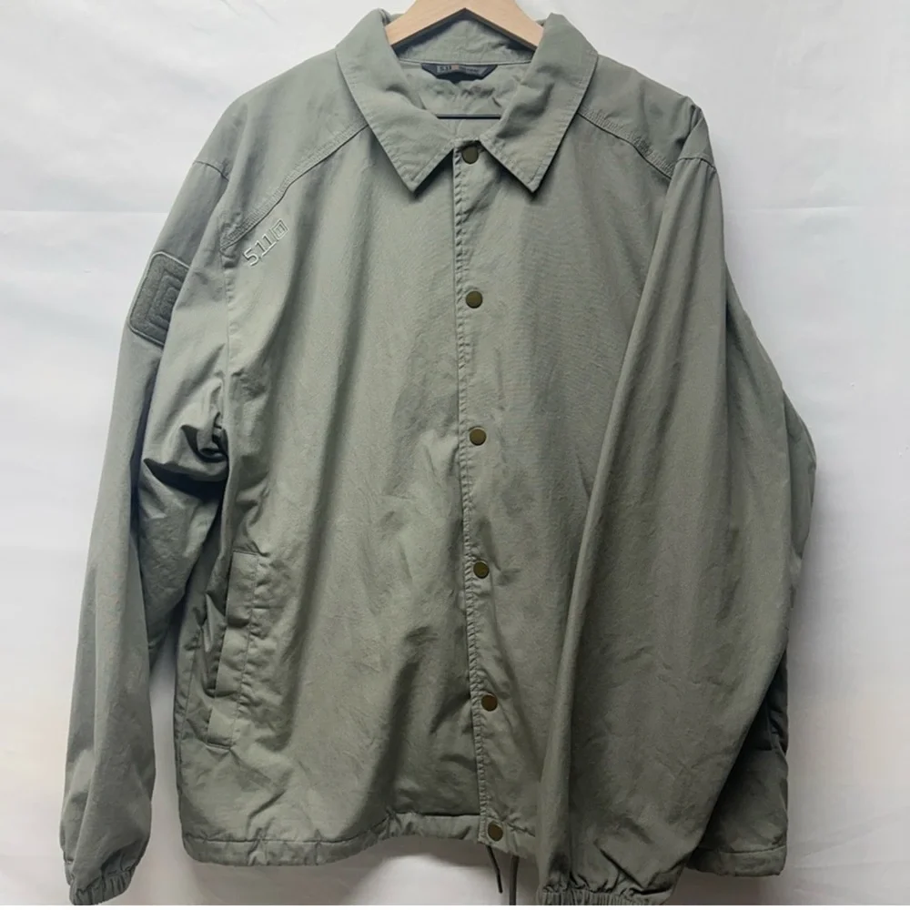 5.11 Tactical Men's Coach Jacket Lightweight Windbreaker - XL